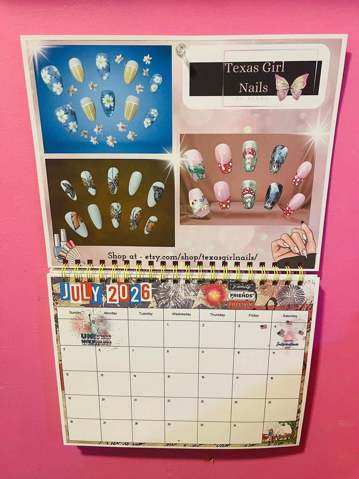 👑 The Nail Queens 2026 Calendar 💅