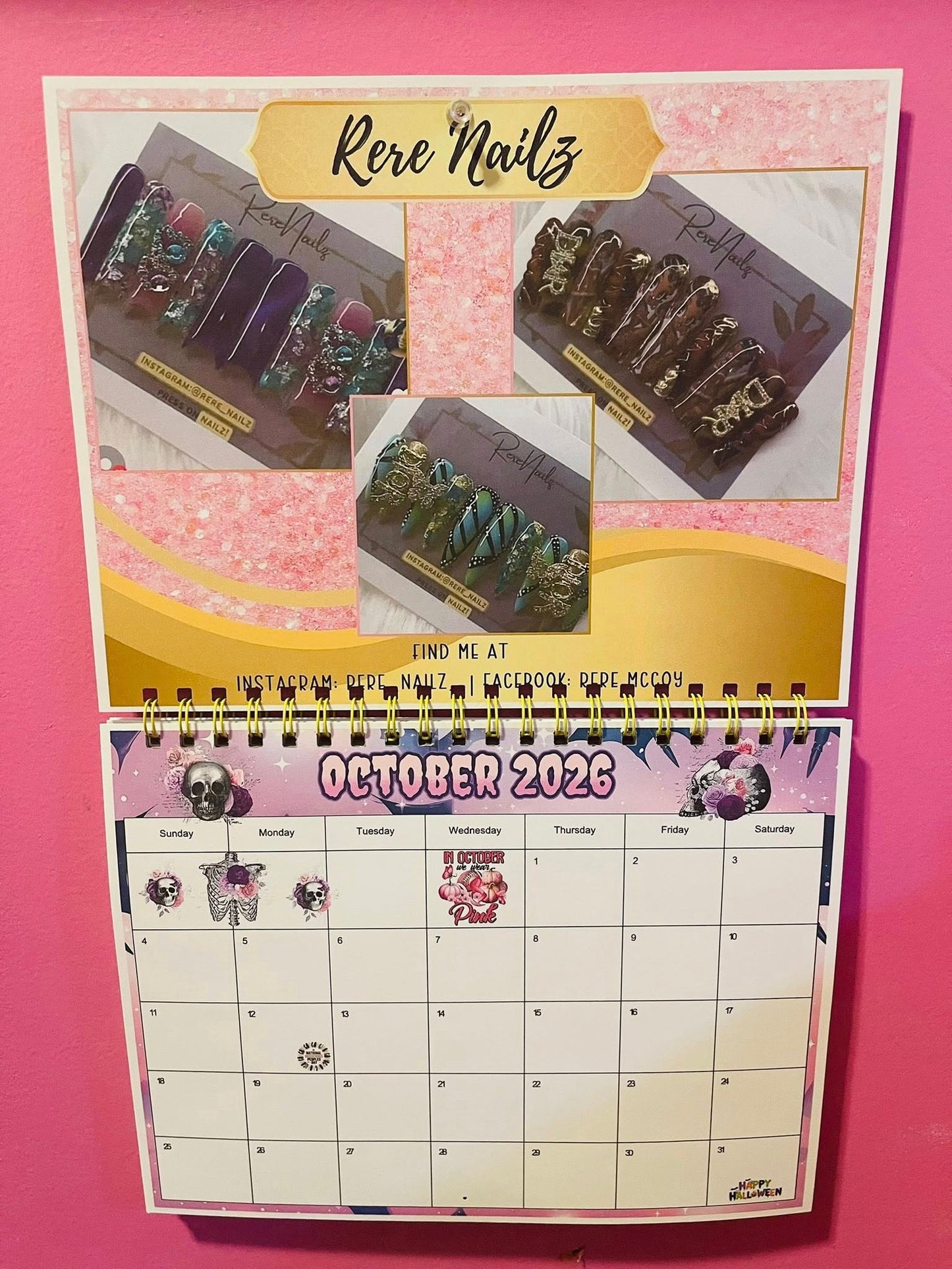 👑 The Nail Queens 2026 Calendar 💅