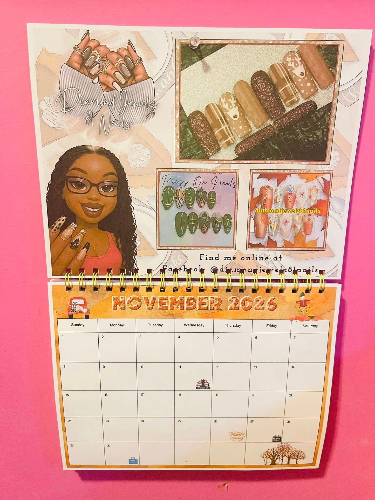 👑 The Nail Queens 2026 Calendar 💅