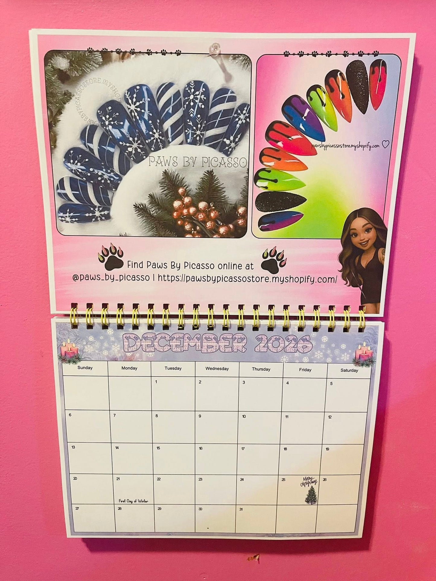 👑 The Nail Queens 2026 Calendar 💅