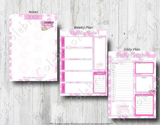 Be Glammed notepads