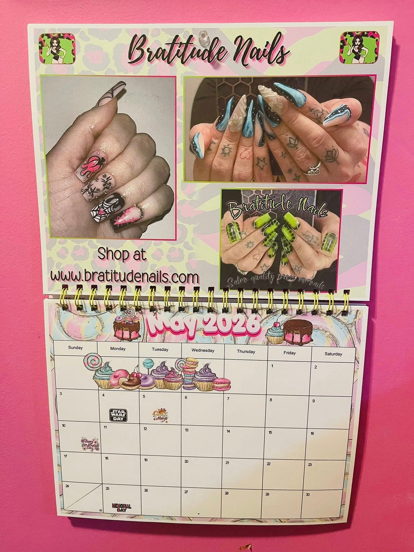 👑 The Nail Queens 2026 Calendar 💅