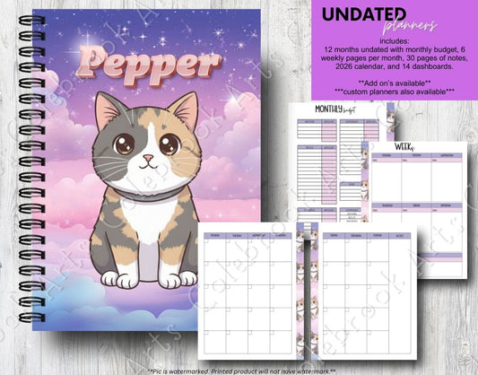 Pepper undated planner
